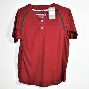 Easton Baseball Jersey Maroon Youth Large M7 Homeplate